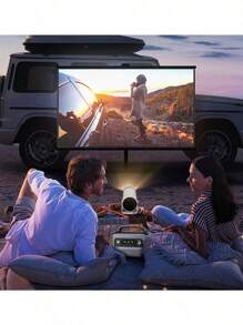 LIPETY 4K HD Wireless Portable Projector ,Projector With WIFI6 And Bluetooth, 4K 1080P Support With Android TV 11.0, Mini Portable Projector 180° Rotatable Movie Projector ,Auto Keystone Compatible For Laptop, PC, Smartphone