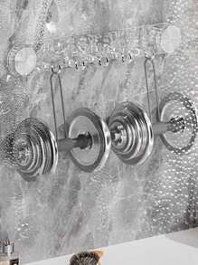 Rotating Suction Cup Corrugated Hook Hook, Punch-Free Strong Load-Bearing Bathroom Toilet Wall Seamless Hook