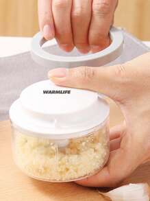 Presse-ail ergonomique, broyeur multifonctionnel d'ail et de gingembre, accessoire de cuisine essentiel et économe en effort, compact et facile à nettoyer