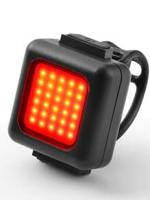 1 pezzo Mini luce anteriore e posteriore per bicicletta multifunzionale in ABS, ricaricabile USB, alta luminosità, adatta per ciclismo, escursionismo e campeggio all aperto