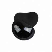 1对三角形硅胶胸贴女式聚拢自粘胸垫隐形加厚海绵垫泳装比基尼内衣胸垫女式插入聚拢内衣加厚硅胶连衣裙泳装小胸防水运动透明胸垫优雅硅胶文胸插入-隐形、可重复使用和加厚胸垫适用于比基尼吊带，无缝内衣增强，女士柔软舒适内衣配件 - 彩色 - 查看 11