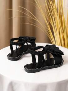 Un par de sandalias de playa de verano a la moda para niños, nuevas sandalias con moño para niños 2025, sandalias de estilo bohemio, sandalias tejidas a mano, sandalias casuales para vacaciones y fiestas