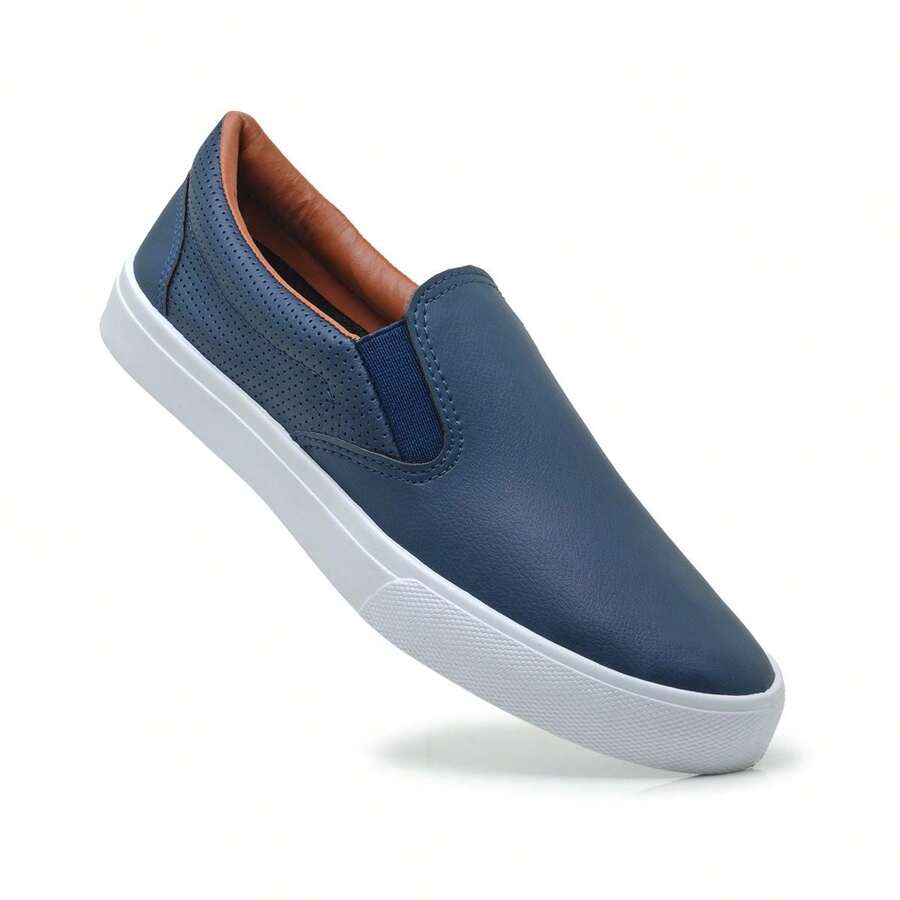Men's Iate Polo Sneakers Men's Iate Polo Boxster Slip-On Sneakers, Easy To Put On - 海洋 - 查看 1