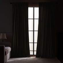 4 Panels Velvet Curtains Blackout Thermal Insulated Rod Pocket Drapes For Bedroom Living Room , Super Soft Velvet Drapes For Bedroom Living Room Thermal Insulated Window Drapes Machine Washable - 米色 - 查看 8