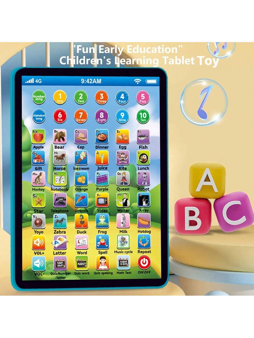 لوح التعليم للأطفال/كمبيوتر لوحي تفاعلي، ألعاب أطف...