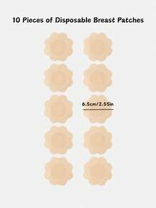 2/1pc Adhesive 3CM Thickness Push Up Bra, Backless Strapless Bra Dress Invisible Bra, Reusable Breast Enlargement Bra