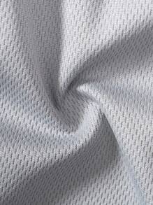 5pcs/Pack Young Boy Casual Mesh Fabric Sports Shorts, Suitable For Daily Exercise, Football, Basketball
