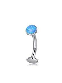 AVYRING G23 Solid Titanium Belly Button Rings Floating Belly Navel Rings 14G Internally Threaded Belly Piercing Jewelry Hypoallergenic