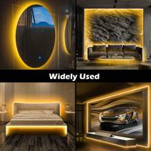 1M/2M/3M/4M/5M/10M/15M Faixa de LED Branco/Branco Quente 2835, 30 LEDs/M, Para Quarto, Sala de Estar, Iluminação, Decoração, Backlight, Bottom de TV