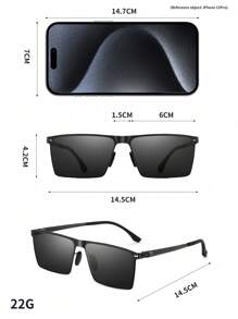1 pieza Gafas de moda unisex que cambian de color, estilo para conducir y deportes al aire libre, de vuelta al colegio, look escolar de moda preppy