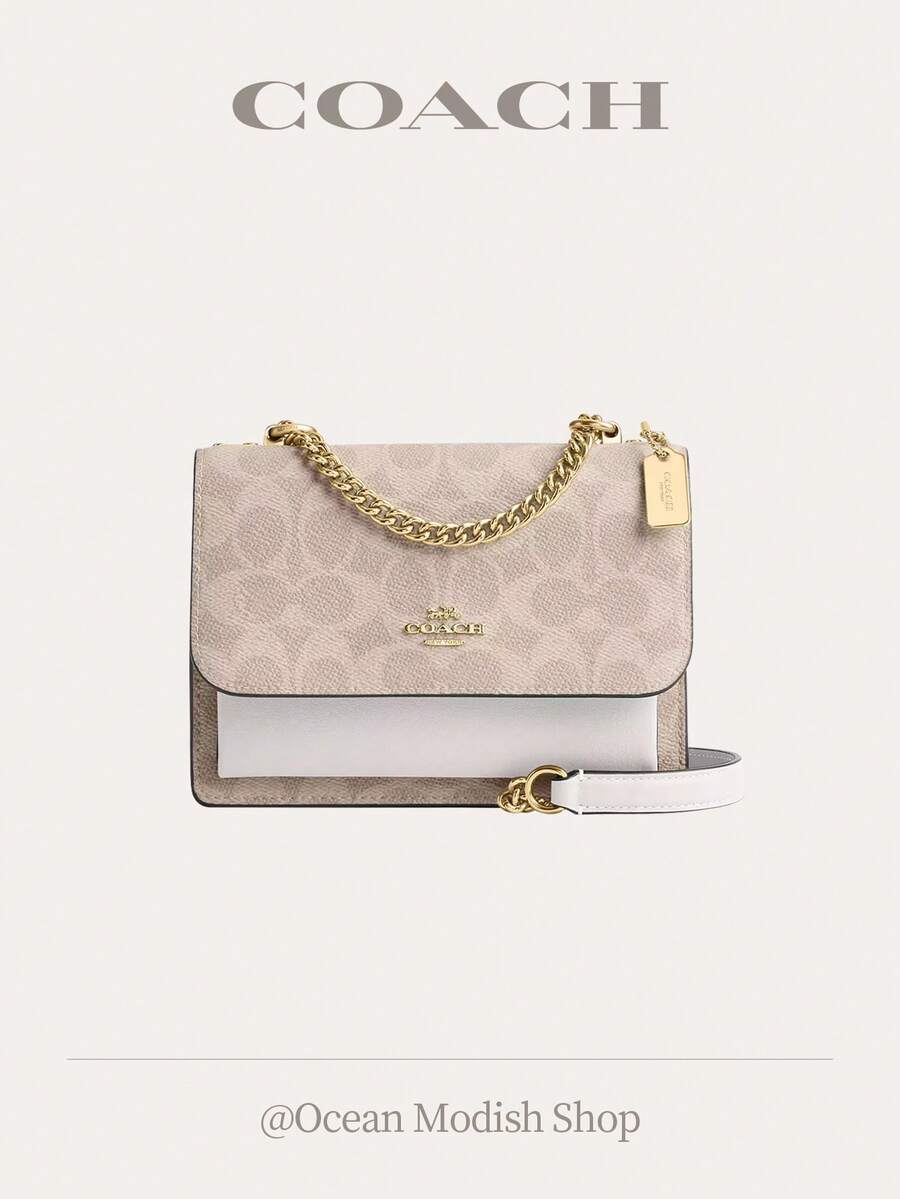 Mini Klare Crossbody Bag Coach Bag Chain Bag Leather Handbag Small Flap Square Bag For Women Purses And Bags Women Bag