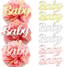 6 Pieces Happy Birthday Acrylic Cupcake Topper For Cake Decoration Party Supplier - Multicolor - View 2