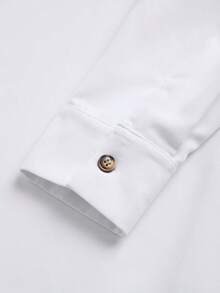 2pcs/Set 2025 New Men's Dashiki Set, Solid Color Long Sleeve Shirt With Collar, Pocket, Buttons, Elastic Waist Pants, African Clothing, Men Casual Shirt And Pants 2 Piece Outfit, Streetwear, Party, Wedding, Daily Wear, Cultural Events, Traditional Ceremonies