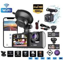 Cámara de tablero 1080P + Monitoreo de auto + Cámara trasera + Conexión wifi + Visualización de aplicaciones - Repuestos para autos - Cámara de tablero para camión - Cámara de reversa