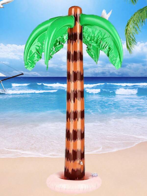 1 pezzo Palma gonfiabile, adatta per feste luau, sfondo spiaggia, decorazione festa in piscina, elemento essenziale per festa in piscina | Decorazione festa tropicale | Struttura gonfiabile, accessori spiaggia