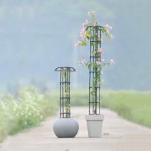 Kleine einzelne Ring-Schirm Stil Garten Rankgitter, Eisendraht Kletter Rank Unterstützung, ideal für Laterne Blume, Rose, Pilzkopf Pflanzenregal