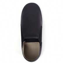 AU Local Stock Kids Jazz Dance Shoes Slip-On Toddler/Kids/Youth Sizes Flexible Split Sole & Non-Slip For Dance Class, Recitals & Competitions - màu đen - Xem 3