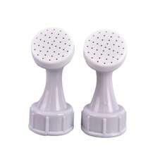 2 unids/set rociador de jardín aspersor portátil planta boquilla de riego de jardín herramienta boquilla de riego de vidrio y botella - Gris - Ver 3