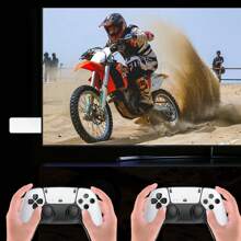 YIYI Handhedl Mini Retro Game Stick Game Console, 4K Output & Wireless Controller Plug And Play Video Game Console With 20000+ Games / 30000+ Games, Arcade Gaming Console(64G/128G)