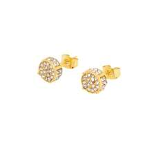 1 Pair Fashionable Elegant Minimalist Rhinestone Stud Earrings