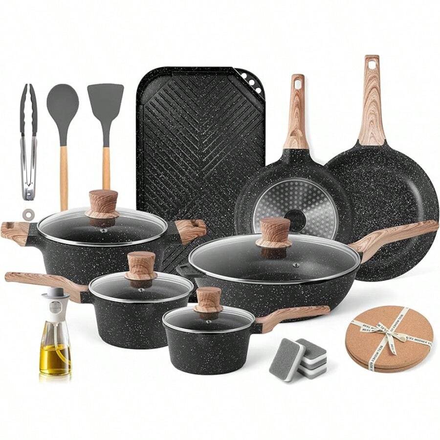 Cooking Sets - Griddle Set Black - View 1