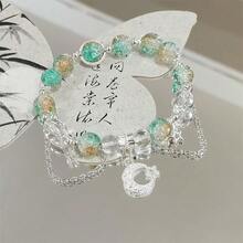 Bransoletka 1 szt. z gwiaździstym księżycem, zawieszka w kształcie pustej gwiazdy i księżyca, dostępna w wielu kolorach, odpowiednia dla mężczyzn i kobiet, idealny prezent dla przyjaciół i par, odpowiednia na randki, codzienne noszenie i imprezy