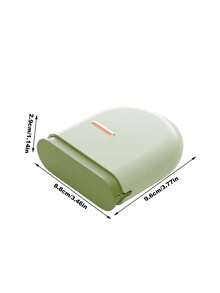 1个便携式隐形正畸矫治器牙盒，ABS密封保持器收纳盒（不含清洁刷），旅行便携式正畸托盘收纳盒，无需电池 - 不含配件