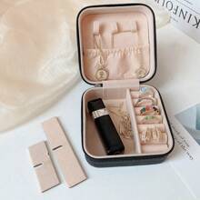 Caja de joyería personalizable, regalo para dama de honor, caja de joyería personalizada para dama de honor, caja de joyería de viaje para damas