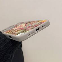 The Latest Aesthetic Transparent Macaron Magnetic Phone Case In 2025, Featuring A Flower Heart Jesus Pattern. Made Of Acrylic, It Is Shockproof And Drop-Resistant. It Is Applicable To Mobile Phones 16 15 14 13 12 11 Pro Max Plus And Can Be Given To Family Members/Friends/Best Friends - 淺灰色 - 查看 6