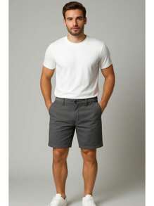 Bermuda Masculina de Brim 100% algodão - Modelo Casual Shorts Mauricinho