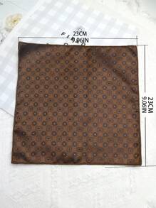 1pc Pocket Square Handkerchief, Suitable For Business, Party, Casual And Streetwear