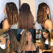 Ombre Pre Stretched Braiding Hair 30 Inch 8 Packs Synthetic Crochet Braids Hot Water Setting Professional Soft Texture Synthetic Hair Extensions 30 Inch 1B 27 - 1B/27(Omber Golden Blonde) - View 2