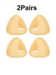 2/1Pair Double-Sided Sticky Bra Inserts,Snowy Sticky Bra Inserts,Sticky Bra Push Up, Self Adhesive Pads Ultra Instant Lift Bra, Push Up Bikini Pads For Sports Bra Swimsuit - Multicolor - View 8