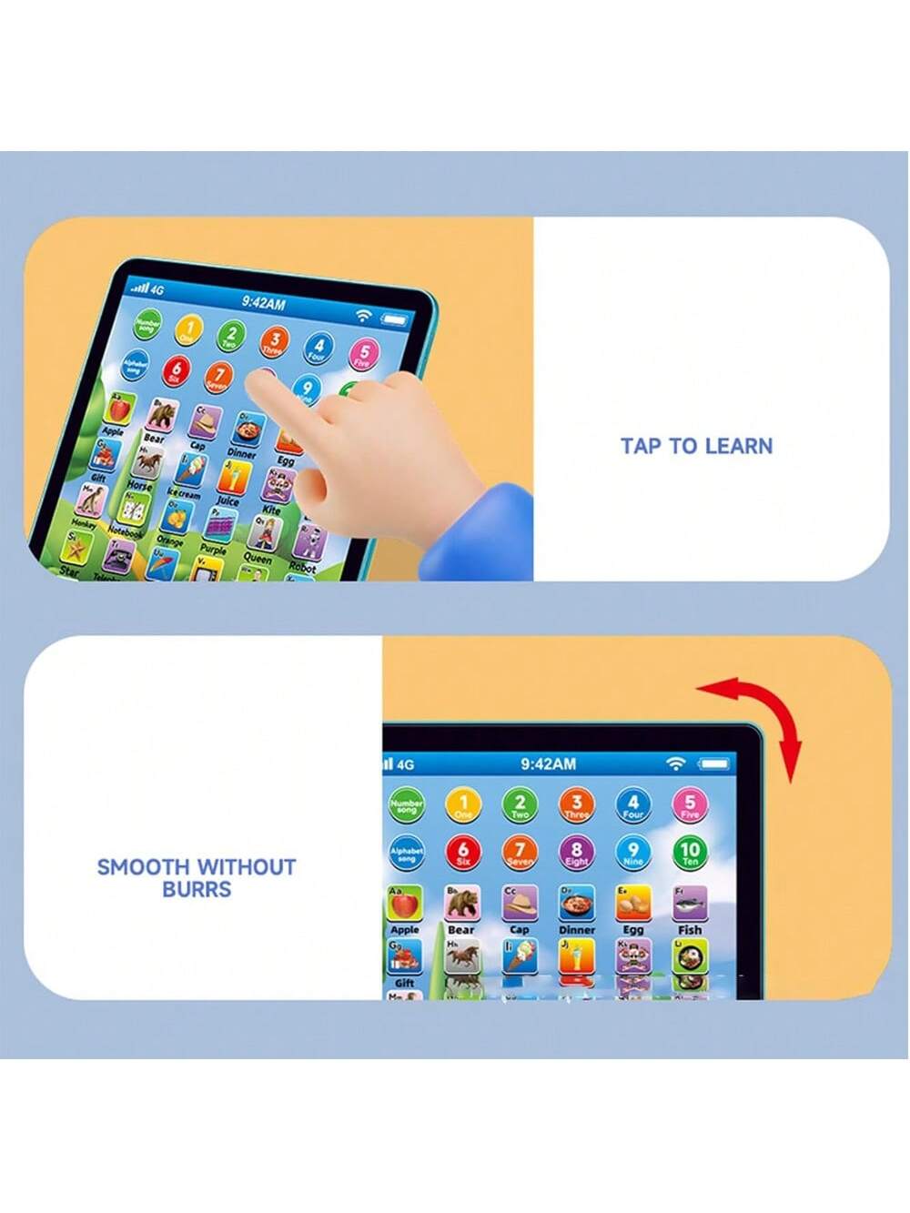 لوح التعليم للأطفال/كمبيوتر لوحي تفاعلي، ألعاب أطف...