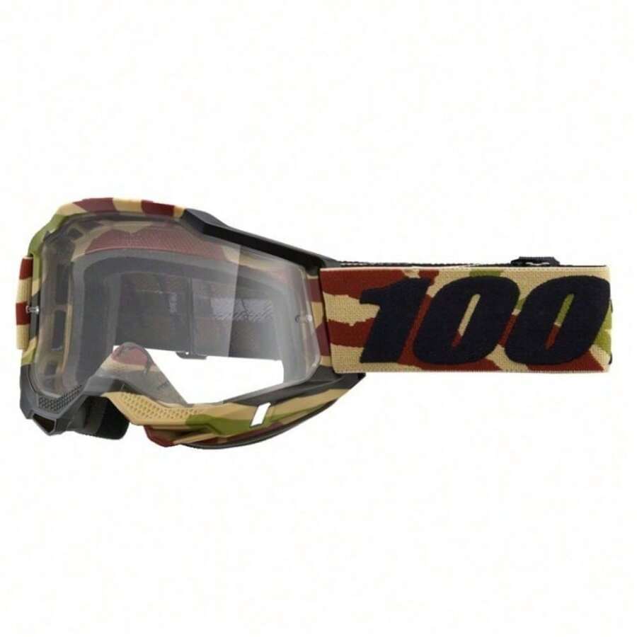 Accuri 2 Clear Lens MX Motocross Offroad ATV Goggles - Pick Color - Mission Brown - 查看 1