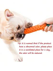 1 sztuka marchewka kształt żucia sznurek zabawka do interakcji ze zwierzętami, prezent świąteczny dla psów - Wielokolorowe - Zobacz 7