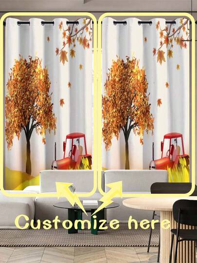 Custom Blackout Curtains - Light Filtering, Wireless Design, Top With Opes For Easy Hanging, Great For Decorating Living Room, Library Or Balcony, Living Room Curtains | Neutral Decor Curtains | Polyester Curtains, Bedroom Curtains, Christmas & Halloween
