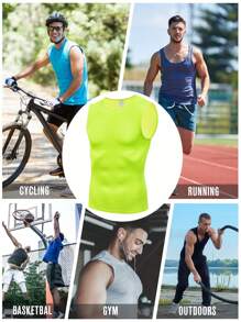 Qualicos Men's Cycling Top, Sleeveless Breathable And Comfortable Summer Outdoor Sports Top, Outdoor Cycling Men's Top