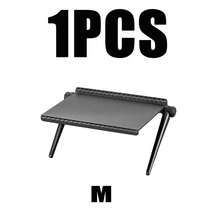 1 Pc Adjustable TV Screen Top Stand, Computer Monitor Desk Display Holder, TV Shelf, Router Storage Rack - Black - View 14