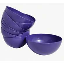 Kit 10 Units Plastic Bowls 370ml - Morado - Ver 2