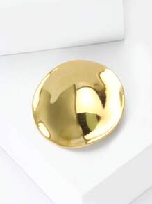 1 pezzo Spilla rotonda in acciaio inossidabile per donna, spille creative, per borse, maglioni, cappotti, cappelli, scarpe, abiti, completi