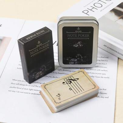 音乐节奏扑克牌 - 音符卡、节奏卡、音符卡，音乐理论学习的实用工具，初学者和教师必备