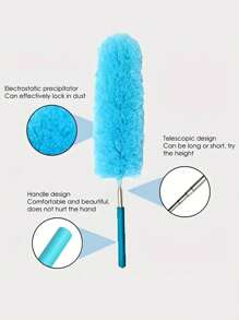 Adjustable Stretch Extend Microfiber Duster, Household Dusting Brush Tool, Anti Dusting Brush, Home Air-Condition Feather Car Furniture Cleaning Brush, Handle Extendable Feather Duster, Home Cleaning Brush,Family Home Furnishings