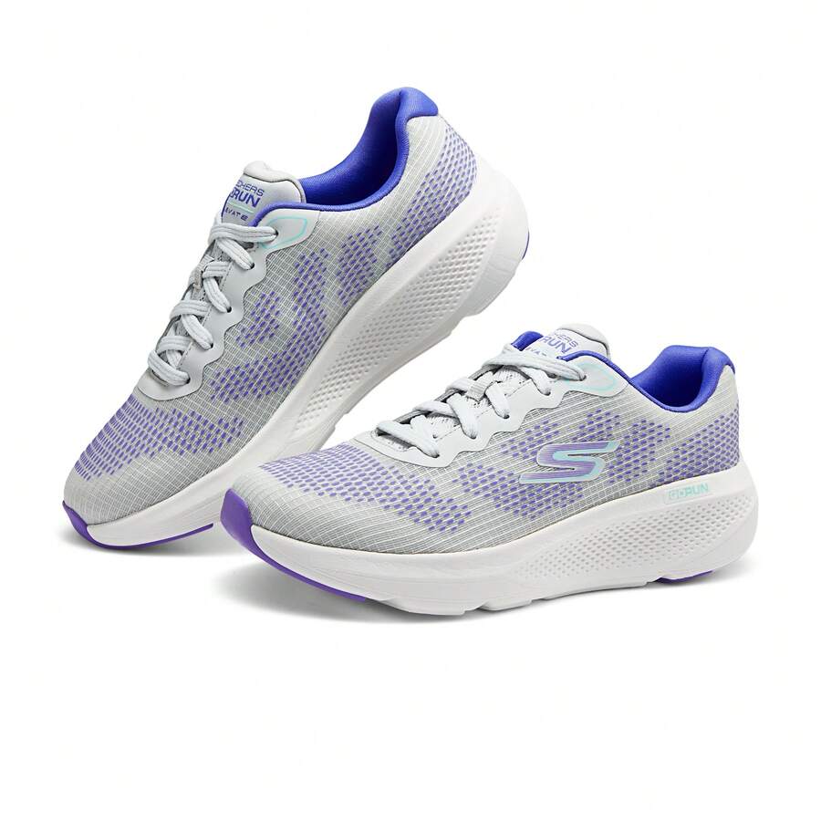 Skechers Women's Casual Shock-Absorbing Durable Breathable Running Shoes 128348 - Gray/Lavender - View 1