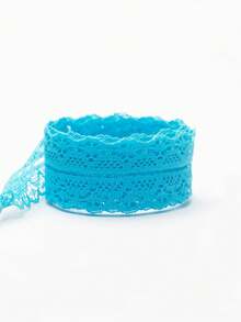 1 Pair Lace Shoe Laces, Cute Ballerina Style White Silk Lace Trim - Cz-lace Lace - View 86