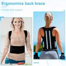 Adult Unisex Posture Corrector Brace, Adjustable Upper Back Support For Clavicle, Neck, Back And Shoulder, Suitable For Men And Women To Improve Posture