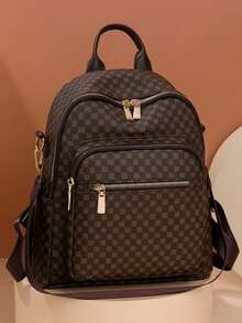 迷你纯色书包，全彩配轻便背包，女学生书包，防水，轻便，简约大容量背包书包，适合毕业生，少女，新生，大二，大三和高中生，非常适合户外，旅行和返校