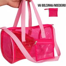 Suitcase Bag Transparent Crystal Swimming/Beach/Ballet - 淺粉色 - 查看 1