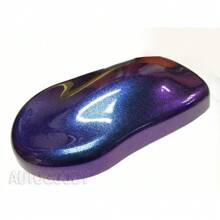 120" X 60" Gloss Metallic Chameleon Purple Blue Vinyl Film Wrap Air Bubble Free