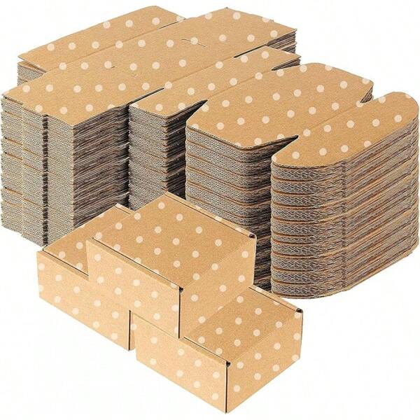 25 Pack Small Shipping Boxes - Corrugated Cardboard Mailers, Gift & Craft Packing (7.2" X 5.2" X 2")-Gift